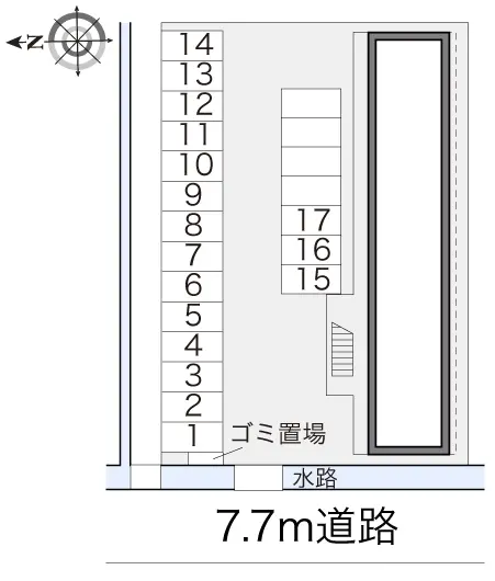 ★手数料０円★掛川市上西郷　月極駐車場（LP）